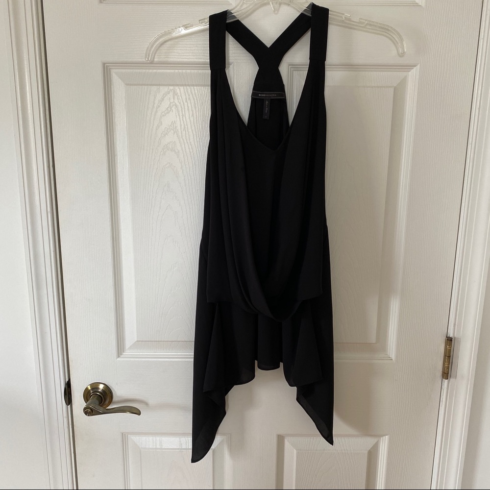 BCBG Camisole with draping - low sides - size S
